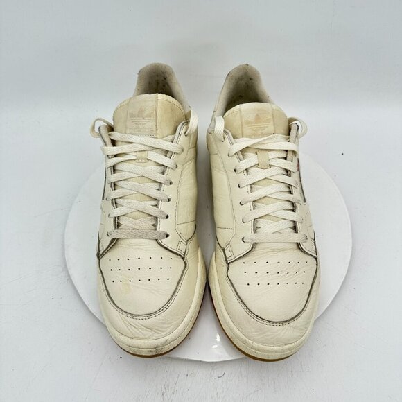 Adidas Continental 80 Men Size 13 BD7975 Off White Gum Leather Training Shoes - Picture 3 of 11